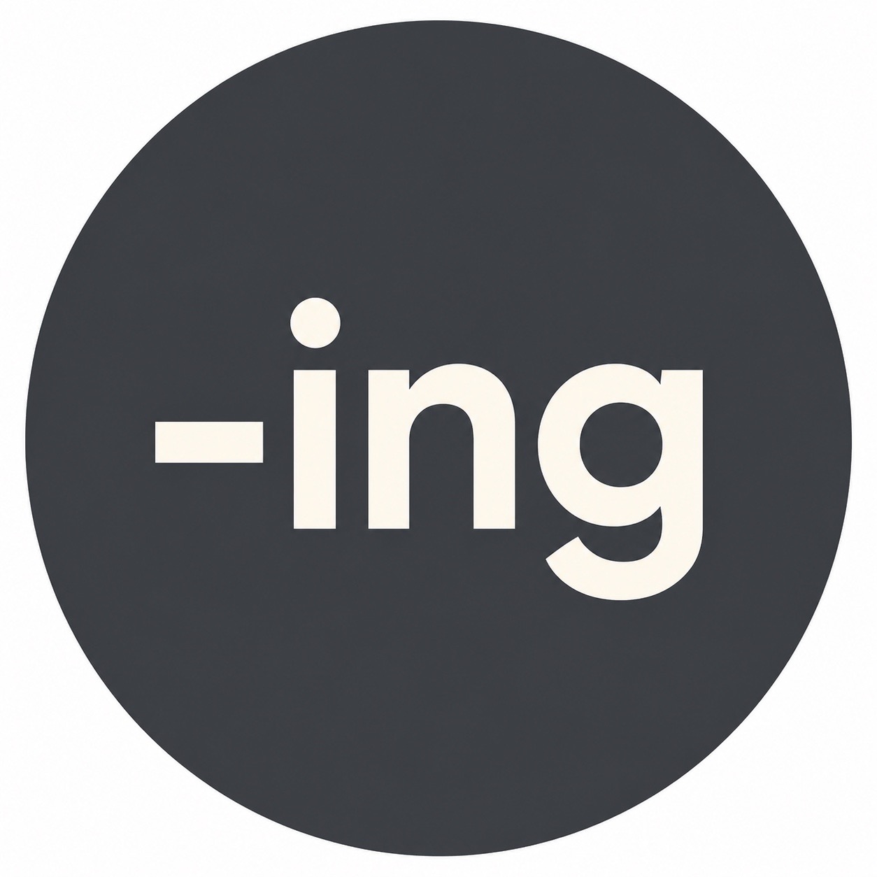 The -ing crowd